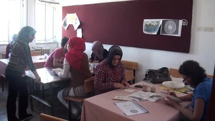 Demirci'de Çini Kursu İlgi Gördü