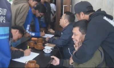 Bobotoh Gelar Deklarasi Damai dengan The Jakmania