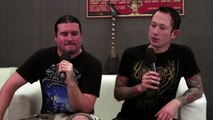 Matt & Corey from Trivium talk about discovering food and their idols.