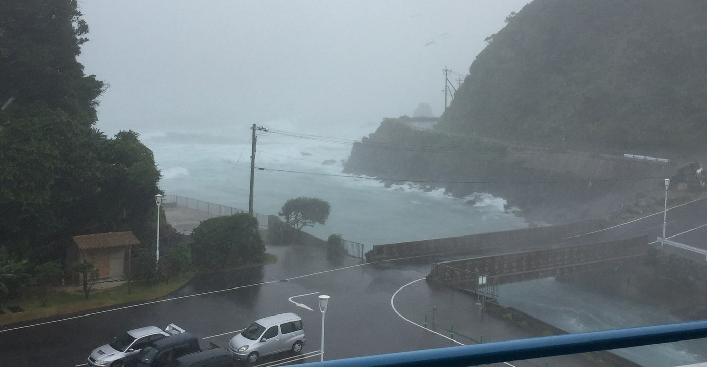 Typhoon Noru Whips Up Waves Off Japan's Amami Island