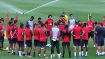 Le premier entrainement de Neymar avec le PSG !
