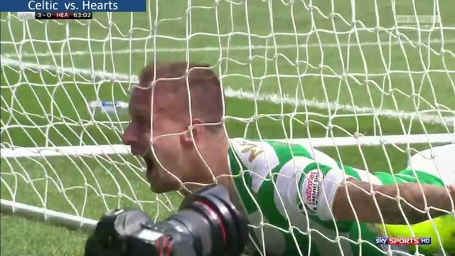 3-0 Leigh Griffiths Second Goal - Celtic F.C. 3 - 0 Hearts - 05.08.2017 (HD)