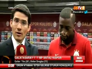 Aurelien Chedjou - Galatasaray 1 - 1 Antalyaspor. (-Maç Sonu-) 13.09.2013