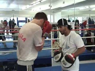 19 Year Old Russian Boxing Star Trains In Van Nuys