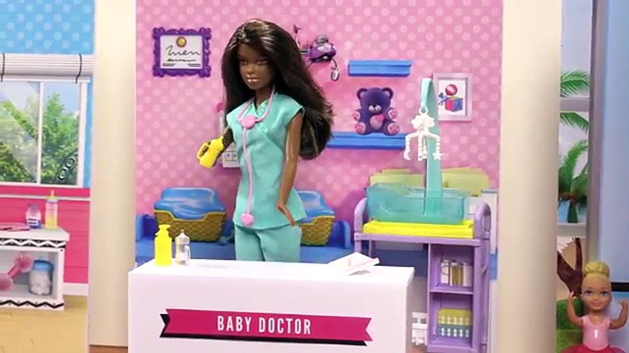 Chelsea Doll Learns About Being a Baby Doctor | Barbie Careers | Barbie