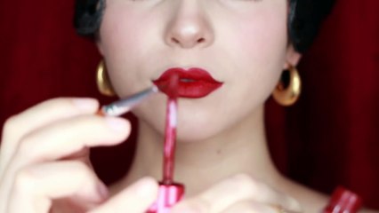 Betty Boop Makeup Transformation Tutorial