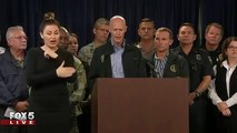 Florida Gov. Scott gives Hurricane matthew Briefing Wed. 6pm