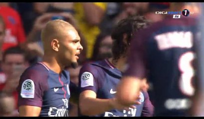 Edinson Cavani Goal HD - PSG 1-0 Amiens - 05.08.2017