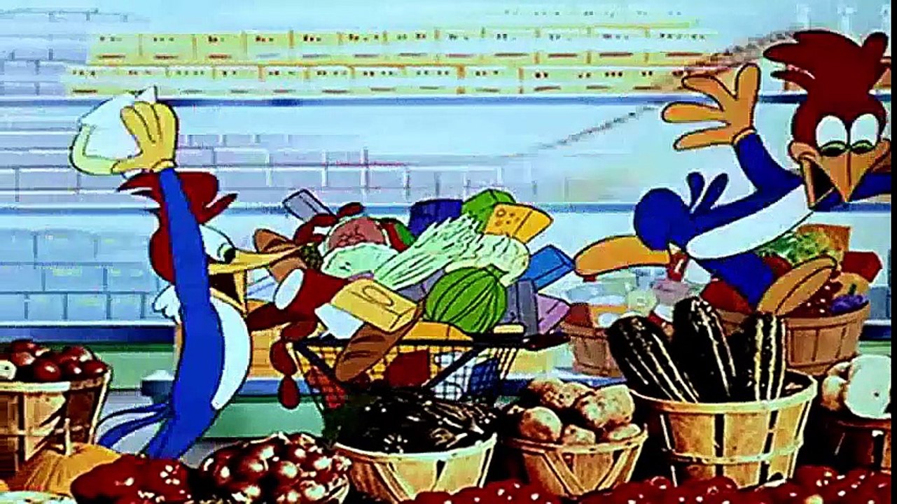 pica pau aventuras no super mercado