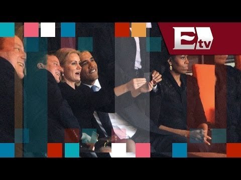 Barack Obama roba cámara en funeral de Mandela; Michelle Obama celosa / Entre Mujeres