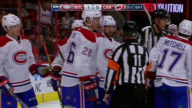 Jeff Petry 1 0 Goal Canadiens @ Hurricanes 11.18.2016 HD