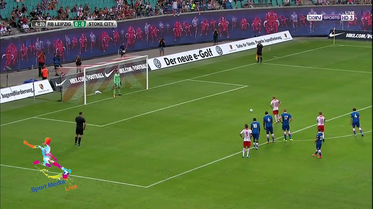 Leipzig - Stoke City 1-1 Highlights HD