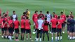 Neymar First Training in PSG - ft. Dani Alves, Lucas, Thiago Silva 04-08-2017