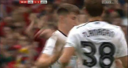 Ben Woodburn Goal Liverpool (Eng) 2-1 (Esp) Athletic Bilbao 05.08.2017