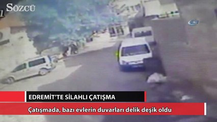 Edremit'te silahlı çatışma