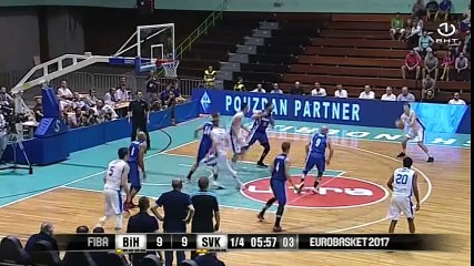 Musa igra sam - 11 poena [BiH-Slovačka] (5.8.2017)