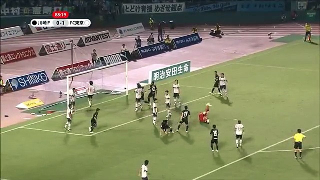 Kawasaki 1:1 Tokyo (Japanese J League. 5 August 2017)