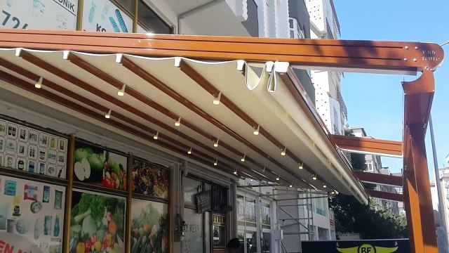 Awning Tente Kurulumu Pergola Montajı Nasıl Yapılır Teras Tentesi Bahçe Tentesi Dükkan Önü Tentesi 0532 623 68 37