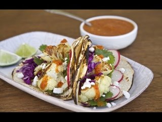 Tacos de coliflor rostizado / Recetas de comida sana y rápida