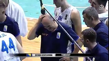 Vujošević iznerviran [BiH-Slovačka] (5.8.2017)