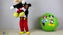 Disney Mickey Mouse Play-Doh Surprise Eggs Opening Fun With Ckn Toys Minnie Mouse Donald D