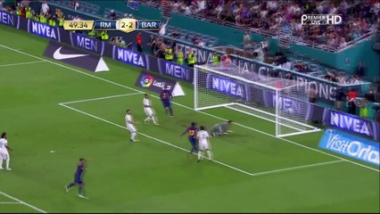 Gerard Pique Goal - Real Madrid vs Barcelona 2-3 HD 30_07_2017
