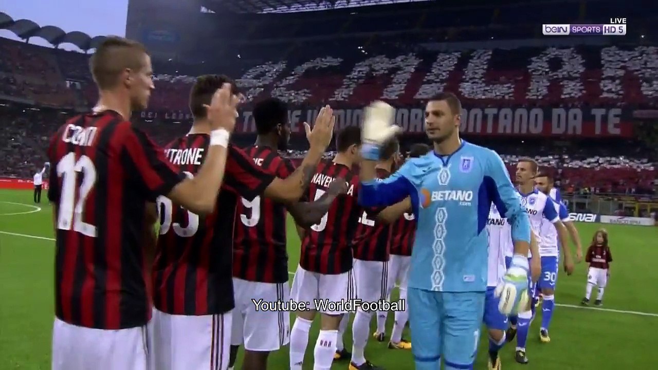 AC Milan vs Craiova 2-0 _ Highlights & All Goals _ UEFA Europa League 2017_2018