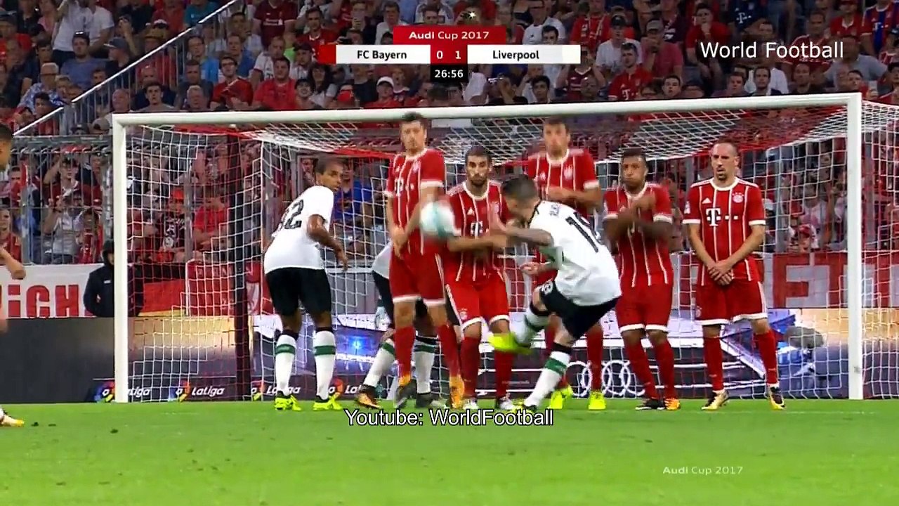 Liverpool vs Bayern Munich 3-0 _ Extended Highlights & All Goals _ Audi Cup 2017