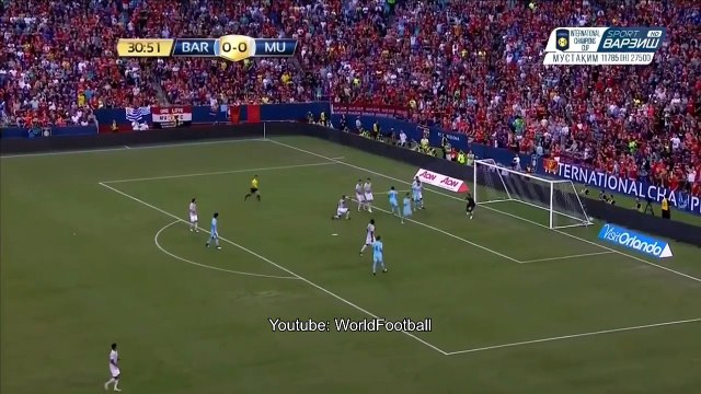 Neymar Goal _ Barcelona vs Manchester United 1-0 _ International Champions Cup 2