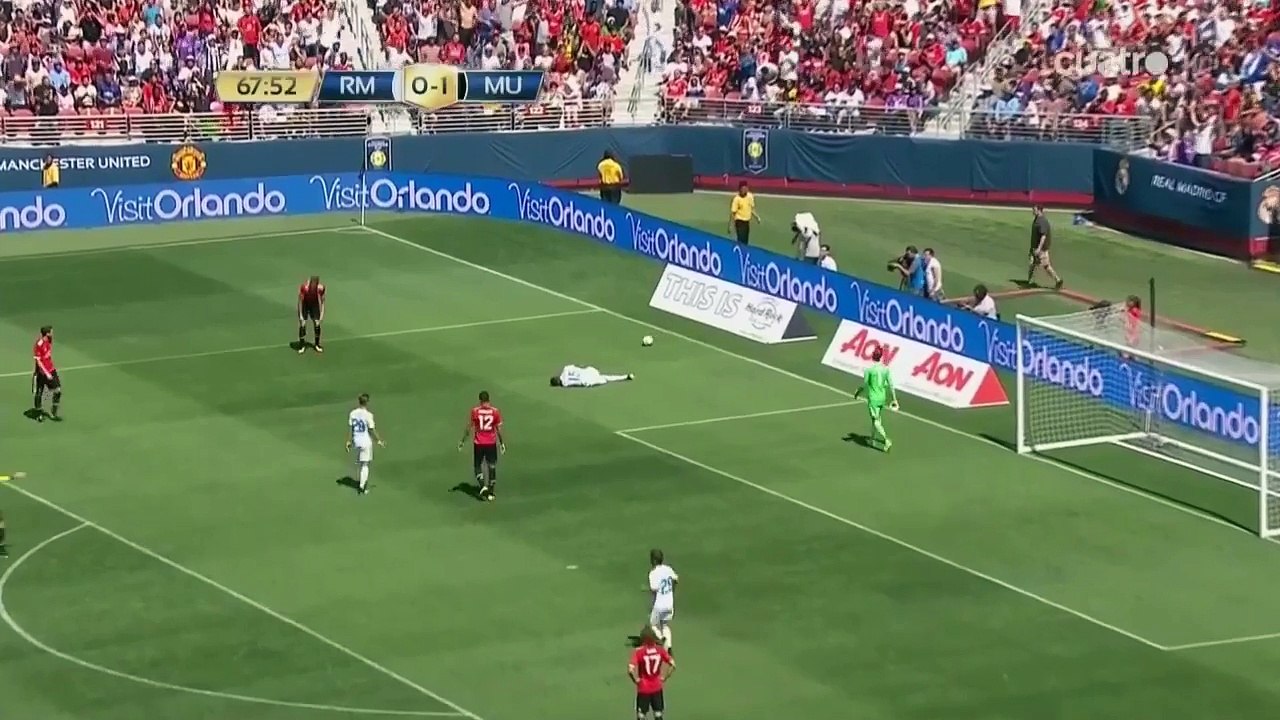 Casemiro Goal Penalty Real Madrid vs Manchester United 1-1 24.07.2017 HD 720i