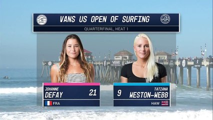Johanne Defay vs. Tatiana Weston-Webb - Vans US Open 2017 Women