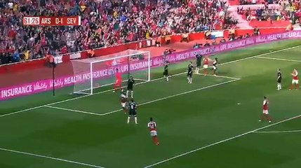 Lacazette Goal Arsenal vs Sevilla 1-1 Emirates Cup 30.07.2017
