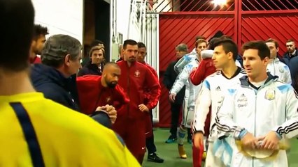 Watch this Video if you think that Ronaldo and Messi are not Friends. _ HD