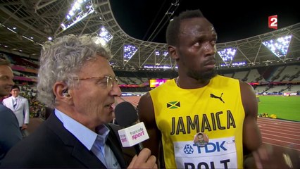 Mondiaux d'athlétisme : Bolt : "J'ai pris un mauvais départ"