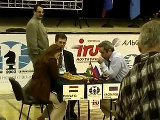 Judit Polgar defeats Garry Kasparov (9/9/2002)