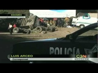 Accidente en la México-Toluca deja un muerto y 4 heridos