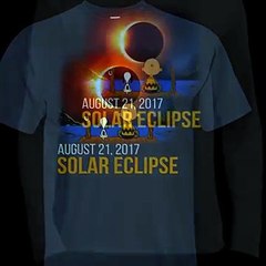 Snoopy and Charlie Brown - Solar Eclipse August 21, 2017 Shirt, Hoodie