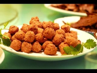 Receta de Albóndigas en salsa de chile cascabel y ajonjolí
