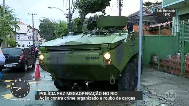 Polícia realiza megaoperação contra roubo de cargas e crime organizado