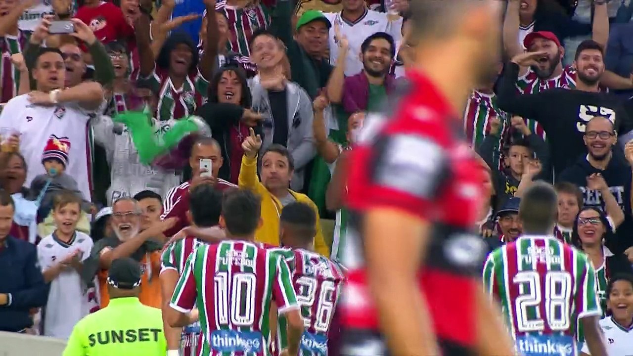 Gol de Henrique Dourado, Fluminense 3x1 Atlético-GO