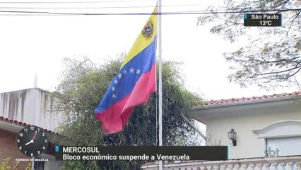 Venezuela recebe nova sanção do Mercosul e está suspensa do bloco