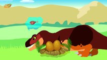 Funny Dinosaurs Cartoons For Children  Funny Dinosaur and Tyrannosaurus Rex