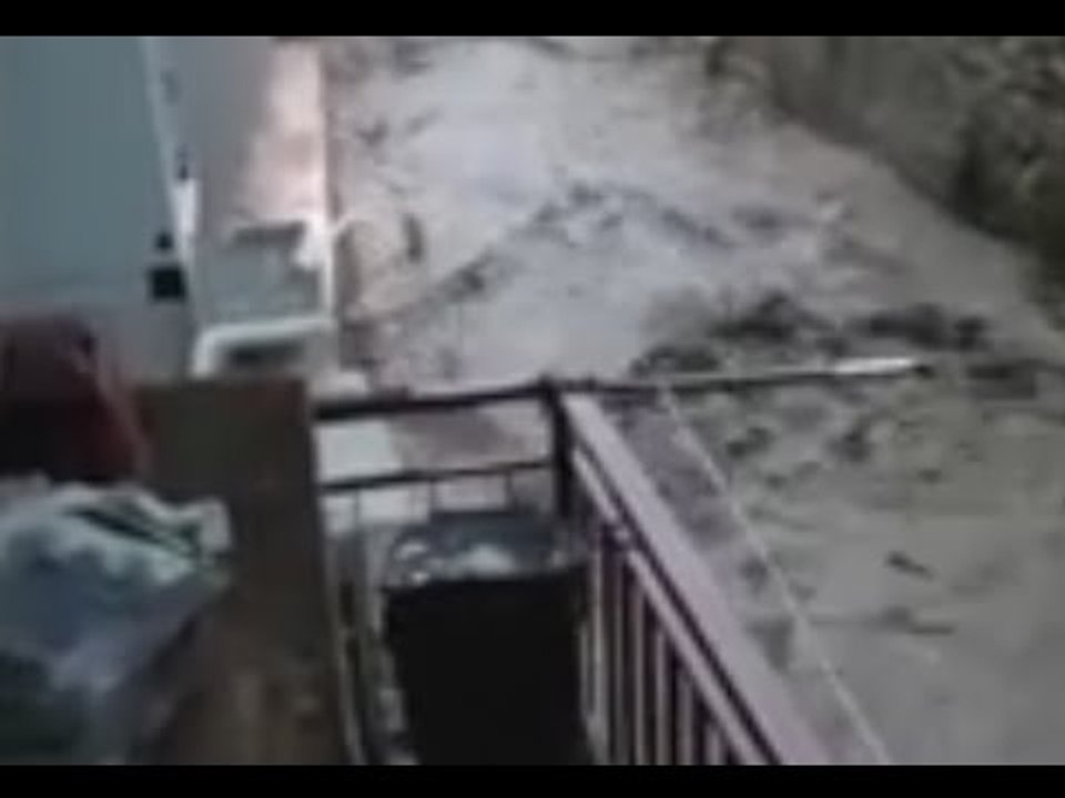 Calabria - Maltempo, esonda il torrente Ferruzzano  (01.11.15)