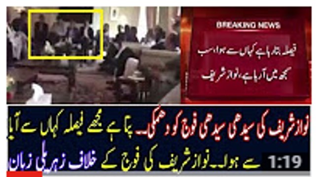 Nawaz Sharif Once Again Speaking Against Judges And Army