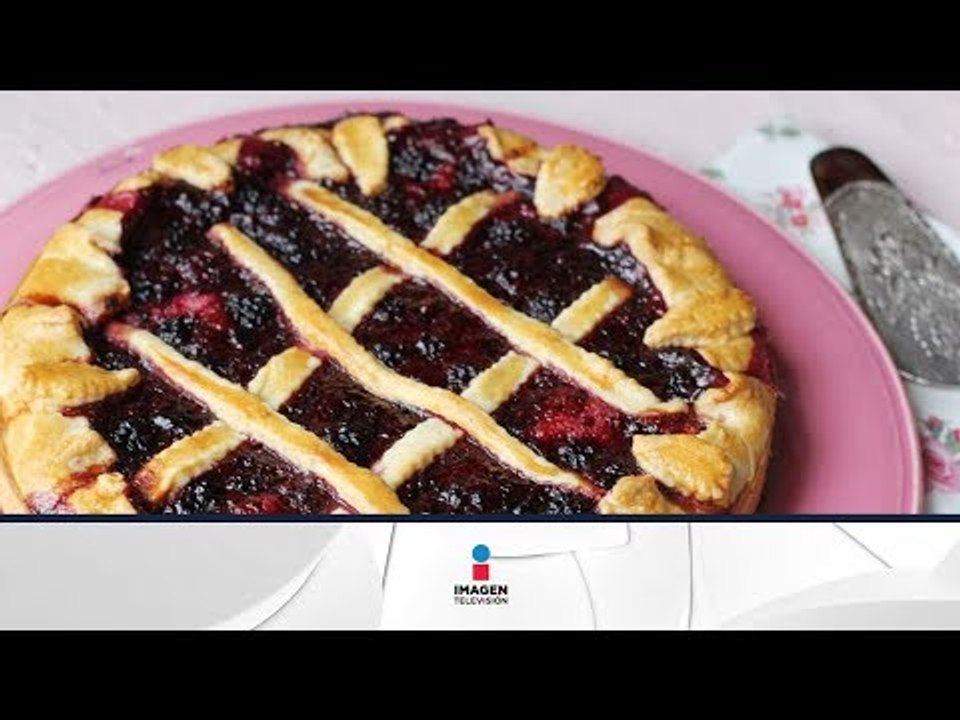Receta de tartaleta de zarzamora con lemon curd / Blackberry tart with lemon curd