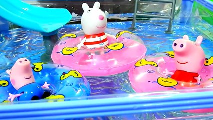 Peppa Pig George faz coco na piscina | Peppa Portugues Episodio Completo