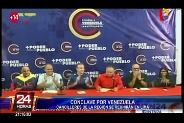 Canciller Ricardo Luna se pronuncia sobre la situación en Venezuela