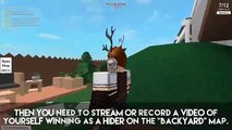 [EVENT] How to get the GOLDEN STAR HEADPHONES  ROBLOX Hide and Seek Extreme