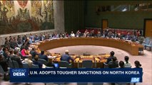 i24NEWS DESK | U.N. adopts tougher sanctions on North Korea | Sunday, August 6th 2017