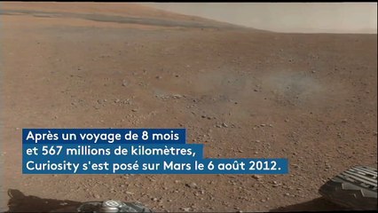 Le robot Curiosity fête ses cinq ans sur la planète Mars